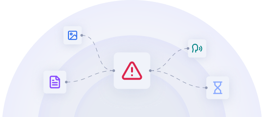 Problems visual showing fragmented data sources